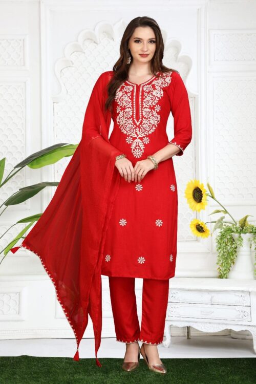 Lucknavi Kurta Set